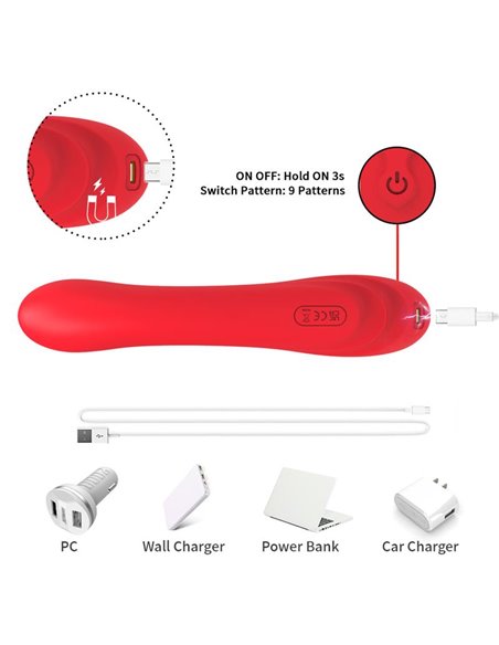 Vibrador con Tickler Punto G