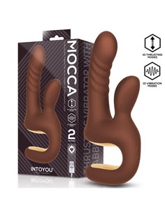 Mocca Vibrador con Thrusting y Mango Ergonómico USB