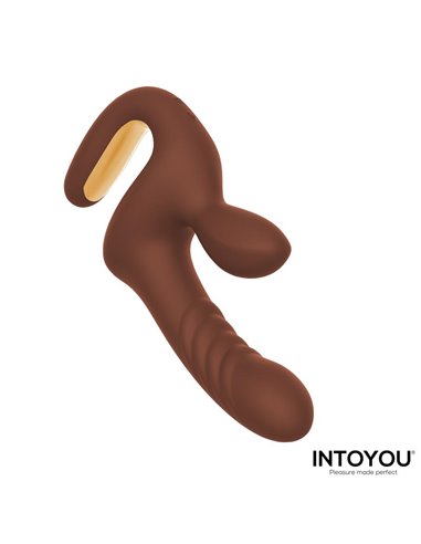 Mocca Vibrador con Thrusting y Mango Ergonómico USB