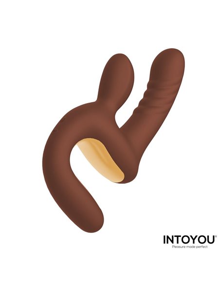 Mocca Vibrador con Thrusting y Mango Ergonómico USB