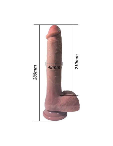 Dildo con vibración, Thrusting y Calor