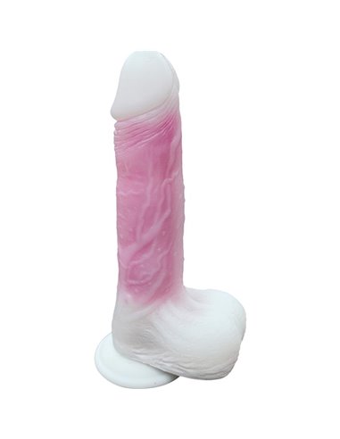 Dildo Doble Capa con Vibración, Thrusting y Calor