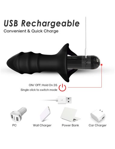 Plug Anal con Vibración