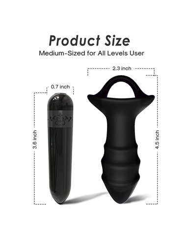 Plug Anal con Vibración