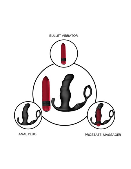 Masajeador Prostático y Plus Anal con Vibración