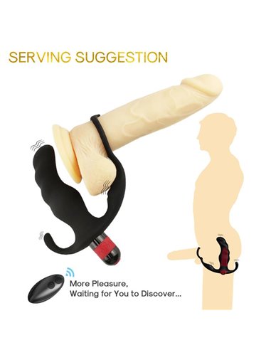 Masajeador Prostático y Plus Anal con Vibración
