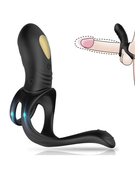 Anillo Vibrador con Estimulación Perianal