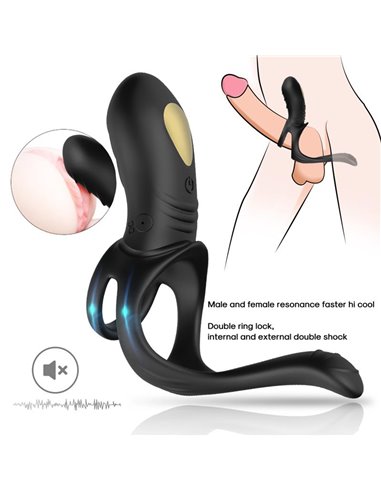 Anillo Vibrador con Estimulación Perianal
