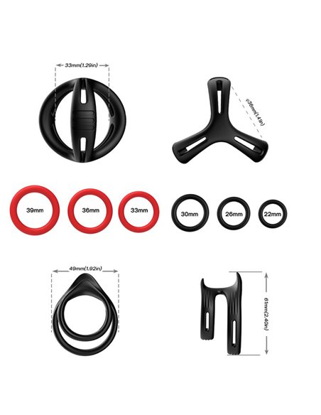 Set de Anillos para el Pene