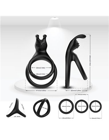 Set de Anillos para el Pene