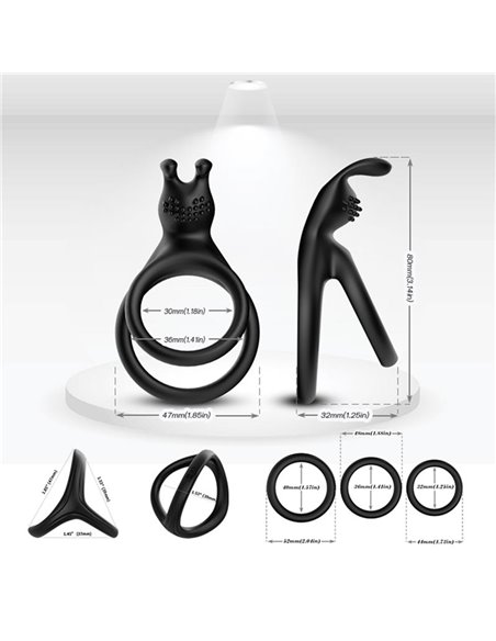 Set de Anillos para el Pene