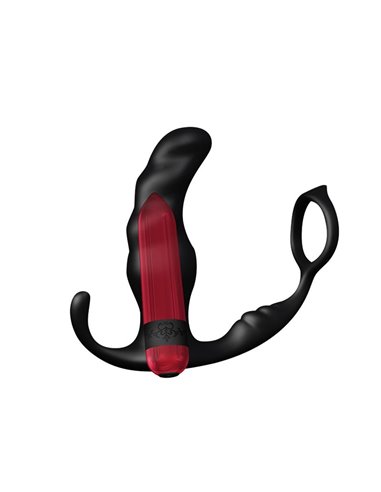 Masajeador Prostática y Plug Anal 2 en 1 con Vibración