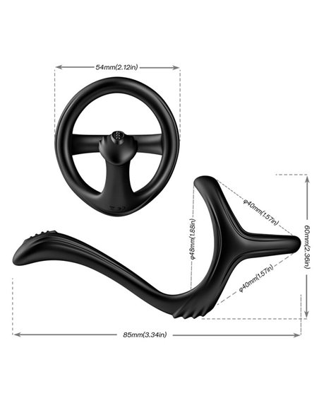Anillo para el Pene con Estimulación Perianal