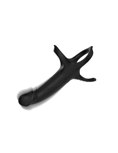 Dildo para Penetración Doble con Vibración
