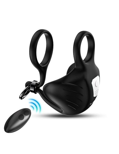 Anillo Vibrador para Pene y Testículos Ajustable