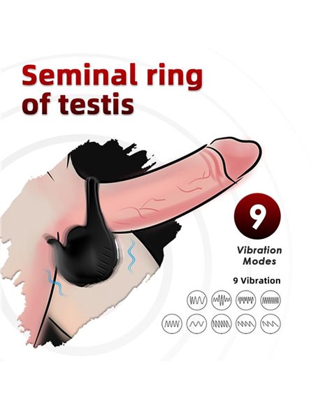 Anillo Vibrador para Pene y Testículos