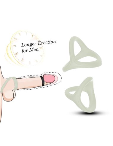Anillo para el Pene Brilla en la Oscuridad