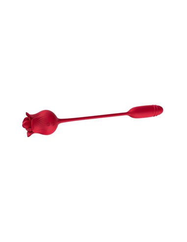 Rosa Vibradora con Licking y Thrusting USB