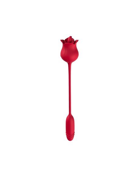 Rosa Vibradora con Licking y Thrusting USB