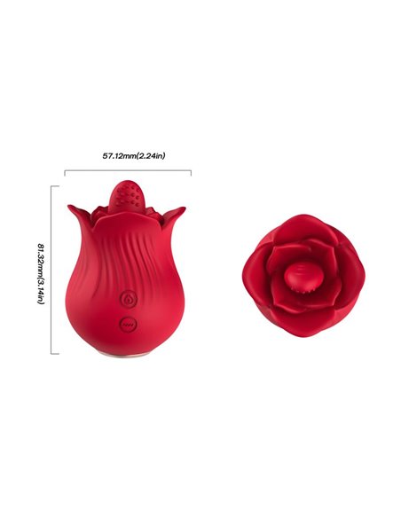 Licking rose