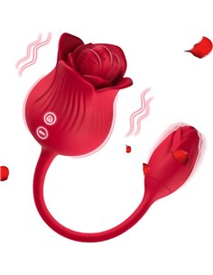 Rosa con Licking y Huevo Vibrador USB