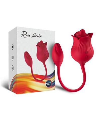 Rosa con Licking y Huevo Vibrador USB
