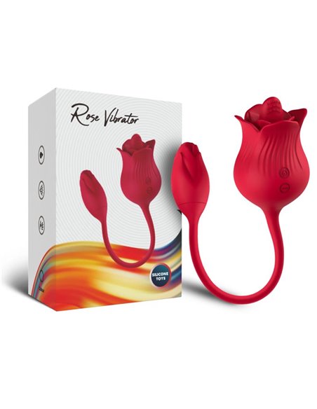 Rosa con Licking y Huevo Vibrador USB