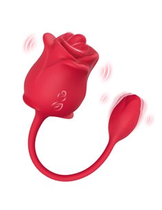 Rosa con Licking y Vibración USB