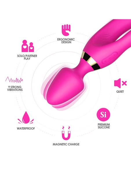 Masajeador y Vibrador Rosa