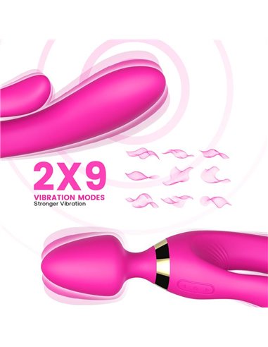 Masajeador y Vibrador Rosa