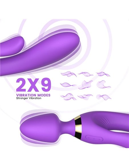 Masajeador y Vibrador Púrpura