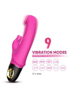 Vibrador con Rotación 360º Rosa 2