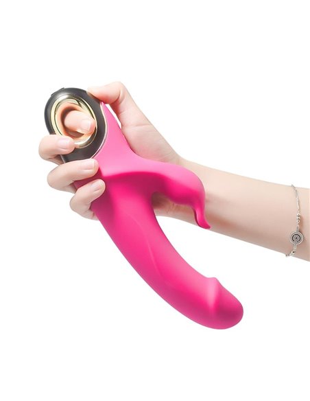 Vibrador con Rotación 360º Rosa