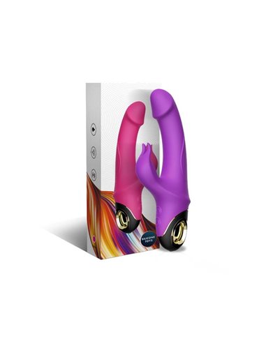 Vibrador con Rotación 360º Purpura