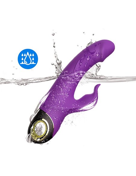 Vibrador con Rotación 360º Purpura