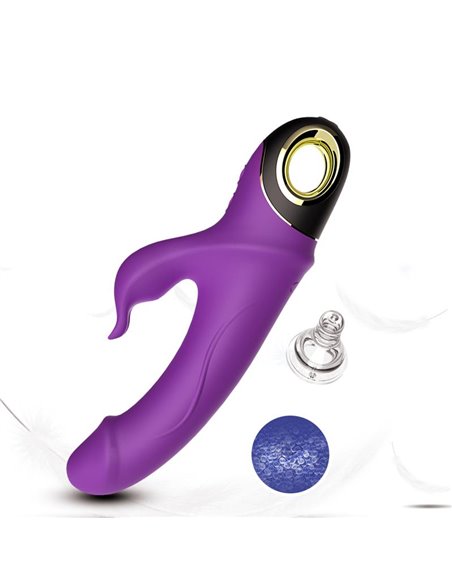 Vibrador con Rotación 360º Purpura