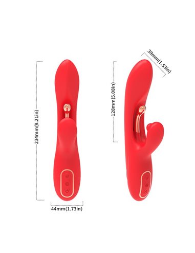 Vibrador Tickler con Rabbit