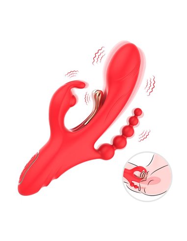 Vibrador Tickler con Cadena Anal