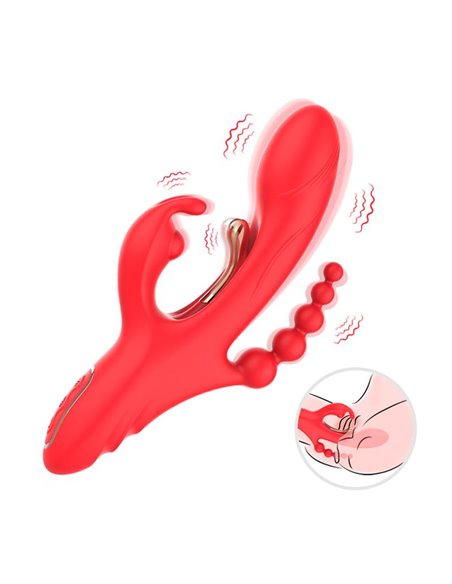 Vibrador Tickler con Cadena Anal