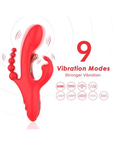 Vibrador Tickler con Cadena Anal