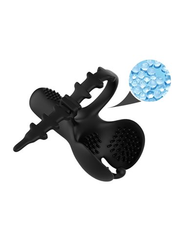 Anillo Vibrador para Pene y Testículos Ajustable