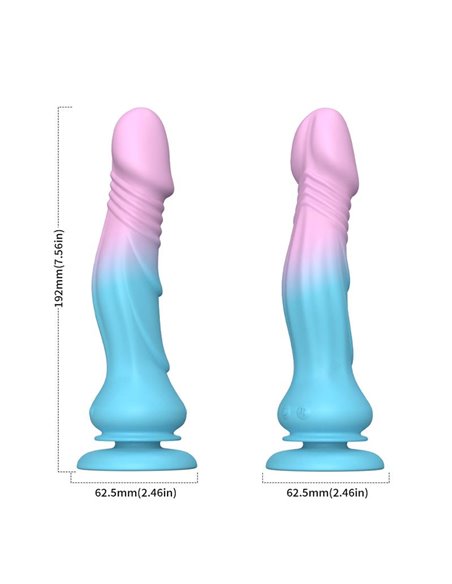 Dildo Vibrador con Thrusting y Ventosa