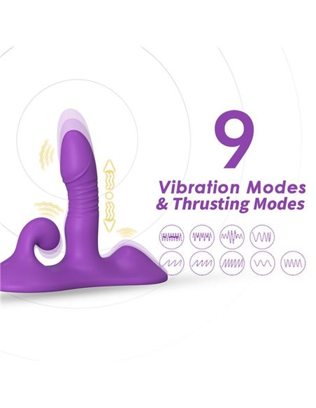 Estimulador Triple con Thrusting y Vibración
