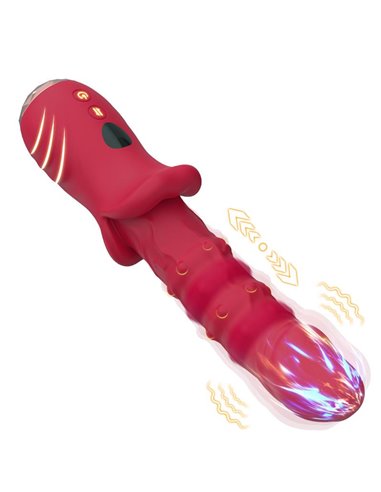 Vibrador con Calor y Movimiento Vertical con Pantalla Digital