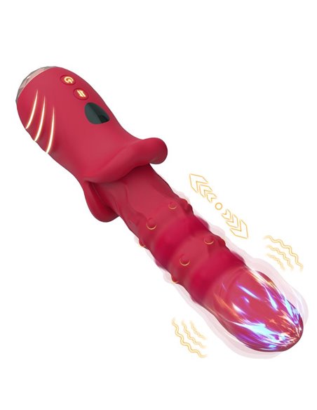 Vibrador con Calor y Movimiento Vertical con Pantalla Digital