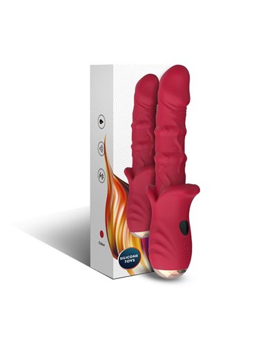 Vibrador con Calor y Movimiento Vertical con Pantalla Digital