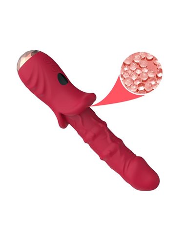 Vibrador con Calor y Movimiento Vertical con Pantalla Digital
