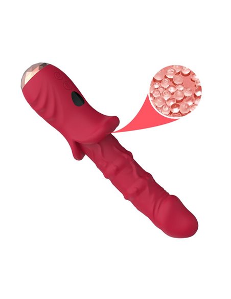 Vibrador con Calor y Movimiento Vertical con Pantalla Digital