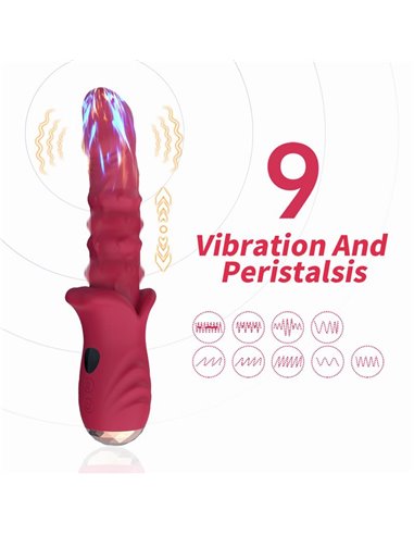 Vibrador con Calor y Movimiento Vertical con Pantalla Digital