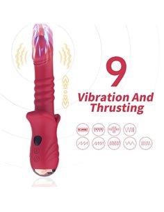 Vibrador con Thrusting Punto G y Pantalla Digital 2